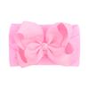 Faixa de Cabelo Jacquard para Bebê Acessórios de Cabelo Pai e Filho Moda Simples Cor Sólida 6,3 Polegadas Laço Infantil Faixa de Cabeça de Nylon 227