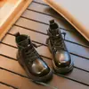 Dr. de Niños. Botas Martens Invierno Estilo Nuevo Botas de Cuero para Bebé Niñas Zapatos Infantiles Zapatos de Algodón Zapatos de Cuero Zapatos de Invierno para Bebés Pequeños