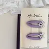 Novo Conjunto de Presilhas de Cabelo Flor de Miçangas Gota d'Água para Crianças Presilha Lateral Presilha para Franja