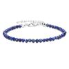 Amazon venda quente transfronteiriça pulseira de contas lapidadas de pedra natural 4mm pulseira simples para mulheres versátil de contas finas pulseira para namoradas