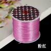 Hilo Elástico Plano de Seda de Colores Hilo para Cuentas Hecho a Mano DIY Hilo para Joyería de Cristal Alambre para Cuentas Resistente al Desgaste Material Accesorios para Joyería