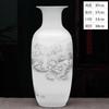 Artesanía Estilo Chino Nuevo Flor Seca Arreglo Floral Decoraciones para el Hogar Jarrón de Cerámica de Jingdezhen Sala de Estar Mueble de TV