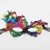 Máscara de Renda Grossa com Estampa Dourada Festa Meio Rosto Halloween Baile de Máscaras Fantasia Sexy Máscara para Olhos Tk24 Cor