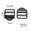 Fabricante de Hebillas para Bolsas Hebilla de Ajuste Curva de Cuatro Velocidades 2.5 Hebilla Trapezoidal Hebilla de Malla Hebilla de Ajuste para Correa de Mochila Hebilla de Sujeción