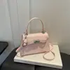 Bolso Pequeño Bolso de Mujer Otoño Versátil 2026 Nuevo de Moda Tendencia Bolso Cruzado Patrón de Cocodrilo Bolso Cuadrado Pequeño de Mano Bolso con Hebilla de Cierre