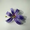 Estampado de Flores Artificiales Cabeza de Flor de Lirio Silvestre Flor para Pasador Hecho a Mano DIY Accesorios de Material Florales Arreglo de Pared de Flores para Salón de Bodas