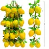 Imitação de frutas e legumes corda atacado decoração de fazenda pendurado decoração falso frutas penduradas corda alho milho pimenta fábrica atacado