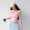 Nuevo Estilo Hermoso Espalda Chaleco Deportivo para Mujer Verano Pilates Todo-En-Uno Entrenamiento Fitness Sujetador a Prueba de Golpes Ropa de Yoga Íntimos