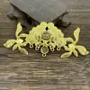 Color antiguo que conserva la aleación cuerpo de hoja de loto pasador de pelo diy Accesorios para el cabello del Palacio tocado corona de pelo en stock venta al por mayor