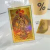 Oro Puro 999 Ocho Santos Patronos Thangka Colorido Pegatinas para Teléfono Móvil Doce Animales del Zodiaco Buda Protectores Pegatinas Doradas Mayoreo