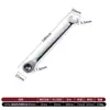 Llave de Carraca Bidireccional de 72 Dientes, Ahorradora de Esfuerzo, Rápida y Duradera, Grado Industrial, Llave de Carraca Multifuncional de Doble Propósito con Boca Abierta de Flor de Ciruelo