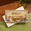 Marcador de Página em Estilo Chinês Clássico, Régua de Metal Vazada, Presente Requintado para Professores, Recompensa para Alunos do Ensino Fundamental, Logo Personalizado Corporativo