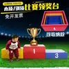 Podium de Premiação de Competição para Adultos e Crianças Podium Dobrável Jogos de Atletismo Aço Madeira Tamanho Personalizável