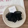 Diadema Amplia Hueca Sin Costuras de Alta Elasticidad Goma para el Cabello Dulce Goma Elástica Goma para el Cabello de Mujer Niños Estuche de Cuero Duradero Verano
