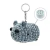 Venta Caliente Transfronteriza Hámster Triste Crochet Transfronterizo Explosivo Muñeca de Crochet de Hámster Triste Muñeca Emocional