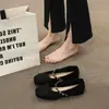 Zapatos Planos de Piel Suave para Mujer, Nuevos Zapatos Mary Jane de Suela Blanda Estilo Francés para Primavera y Otoño 2026, Zapatos Casuales