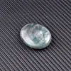 Piedra Natural Cristal 45x 35mm Cristal de Talco Piedra Original Ovalada Gema de Masaje Masaje Compresa Caliente Piedra de Energía