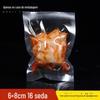 Saco a vácuo de poliéster 6 * 8cm cogumelo alimento seco conservação embalagem independente saco plástico tamanho pequeno saco composto de compressão