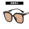 Gafas de sol con forma de uña de arroz, nuevas gafas de sol redondas para mujer, gafas de sol con sentido avanzado, gafas de sol huecas personalizadas populares en Internet, de moda.