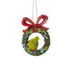 Enfeites de Árvore de Natal 2023 Grinch Acrílico Plano Pingente de Decoração para Árvore de Natal