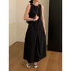 Vestido Chaleco de Moda Versátil sin Mangas para Mujer Verano 2026 Ceñido a la Cintura Ajustado Casual Línea A