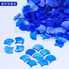 Azulejos de Mosaico, Materiais Artesanais, Materiais para Luminária de Mesa DIY, Vidro de Cristal Colorido de Alta Transparência com Mica