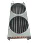 Fabricante personaliza e produz condensador para armário de bolos, evaporador correspondente, radiador de tubo de cobre com folha de alumínio hidrofílico e resfriado a ar