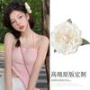 Pasador de Flor de Verano Pinza Lateral Pinza para el Lado de la Oreja Pinza para la Parte Trasera del Cabello Nuevo 2025 para Mujer Flor de Cabeza Flor Artificial Tocado Accesorios para el Cabello de Playa