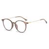 Gafas Jamie 9328 de Montura Redonda Taobao Anti Luz Azul Estilo Ins Retro Gafas de Sol Transfronterizas para Hombres y Mujeres