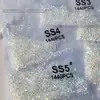 Rhinestones de Diamante para Uñas, Diamantes Sueltos AB, Decoraciones de Uñas SS4, Rhinestones Redondos Pequeños con Base Plana