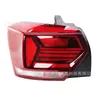 Adequado para lanterna traseira de Volkswagen Polo, contorno de luz de freio e neblina tipo abacaxi, modelos 2019~2022