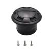 Autobús RV Salida de Aire Acondicionado Redonda Deflector de Aire de Techo Negro Universal Salida de Aire para Autobús