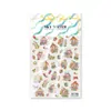 Navidad Celestial y Festival de Primavera Estrella Temática Dulce Gelatina Decoración de Pegatinas 3D para Uñas DIY Teléfono Maleta