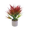 Cachorro de simulação cauda grama planta verde falsa bonsai loja de roupas vitrine decoração de casa grama paisagismo planta verde bonsai