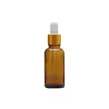 Botella de aceite esencial marrón de 10 ml, solución madre de esencia oscura marrón se embotella por separado, botella vacía de 30 ml, botella portátil para mezclar cosméticos