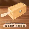 Caixa de Moxabustão de Bambu com Alça para Uso Portátil, Caixa de Moxabustão para Cintura e Corpo Inteiro, Dispositivo de Moxabustão Aquecedor, Conjunto Completo de Ferramentas de Moxabustão para Medicina Tradicional Chinesa