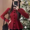 Tejido de Punto con Diseño de Lazo para Mujer en Invierno. El popular tejido de punto de este año es único y súper agradable de llevar como prenda exterior.