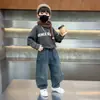 Pantalones Gruesos Forrados de Polar para Niños Invierno 2026 Nuevo Estilo Niños Versión Coreana Jeans de Moda Pantalones Rectos Cálidos de Invierno