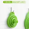 Cocina Hogar Portátil Plegable Embudo de Silicona Embudo de Cuello Largo Retráctil Hogar Líquido Dividido Embudo Pequeño