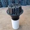 Conjunto de 4 Peças Balde de Chuva Tipo 87 de Ferro Fundido Balde de Queda por Gravidade Sifão Trombeta de Calha Plug-in de Linha Reta Ralo de Piso