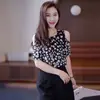 Blusa Retro de Gasa Floral para Mujer, Estilo Caliente Verano 2026, Corte Holgado, Top que Cubre el Vientre, Hombros Descubiertos, Blusa Elegante y a la Moda
