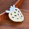 Dulce Corazón Girly Lindo Crema Fresa Ácido Acético Pasador Fruta Dibujos Animados Versátil Lateral Pinza de Pato
