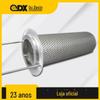 Tambor de filtro metálico elemento filtrante de malha tecida de aço inoxidável elemento filtrante de cesto de aço inoxidável elemento filtrante de cabelo