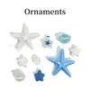 Dijes para Zapatos de Cocodrilo Corazón del Océano con Concha de Perla Estrella de Mar Accesorios de Decoración DIY Estilo Playa Ins