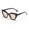 Lluvia Transfronteriza Nuevo Ojo de Gato Marco Pequeño Vanguardista Europeo y Americano Gafas de Sol de Lujo Ligero Estilo Ins Mismo Modelo Gafas de Sol con Protección Solar