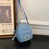 Nuevo Bolso de Hombro de Mezclilla para Mujer, Bolso Cruzado de Gran Capacidad a la Moda, Mochila Pequeña, Bolso de Pecho Versátil Casual de Moda para Viajar