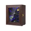 Caja Rotadora para Relojes Mecánicos, Caja Giratoria Automática para Uso en Casa, Elegante Caja Giratoria para Relojes