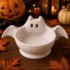 Nuevo producto transfronterizo: Lindo tazón de almacenamiento con forma de murciélago para Halloween, adorno de decoración del hogar adecuado para almacenamiento multifuncional