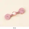 Hengmeihe Botón de Placa Cheongsam Nuevo Chinoiserie Jade Botón de una Palabra Fragante Retro Dinastía Han Tejido a Mano Accesorios de Botones