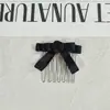Cinta de tela elegante estilo hada con flores pequeñas y accesorio para el cabello de lazo, peine para peinado de corona alta